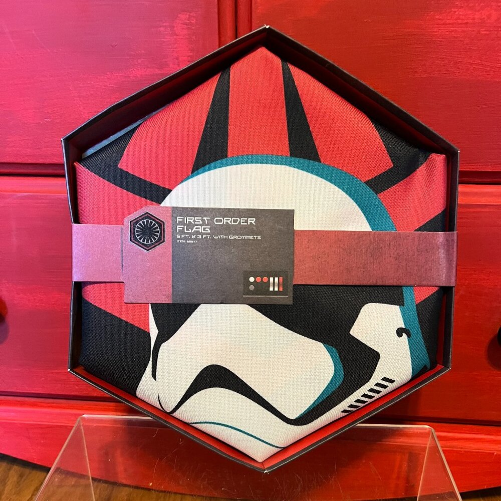 NWT Disney Star Wars First Order Flag Protect The Galaxy full size